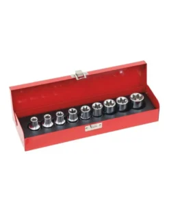Douille torx​​, coffret métallique de 9 pièces ​– SODISE