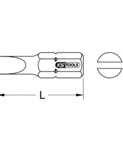 Embout pour tournevis à frapper, fente, 5/16'' - KS TOOLS