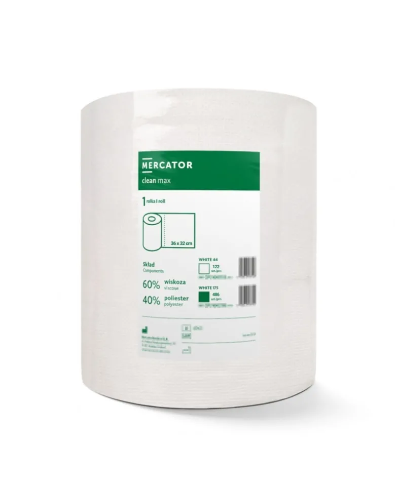 Essuie tout industriel, rouleau blanc, 175m – Mercator