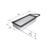 Filtre à air MECAFILTER ELP9310 adaptable PSA FIAT OPEL MITSUBISHI