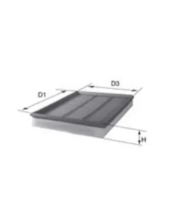 Filtre à air MECAFILTER ELP9151 adaptable RENAULT