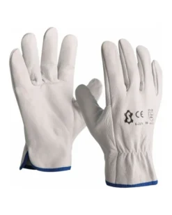 Gants de travail en cuir, fleur de bovin, taille 9 – Sodise