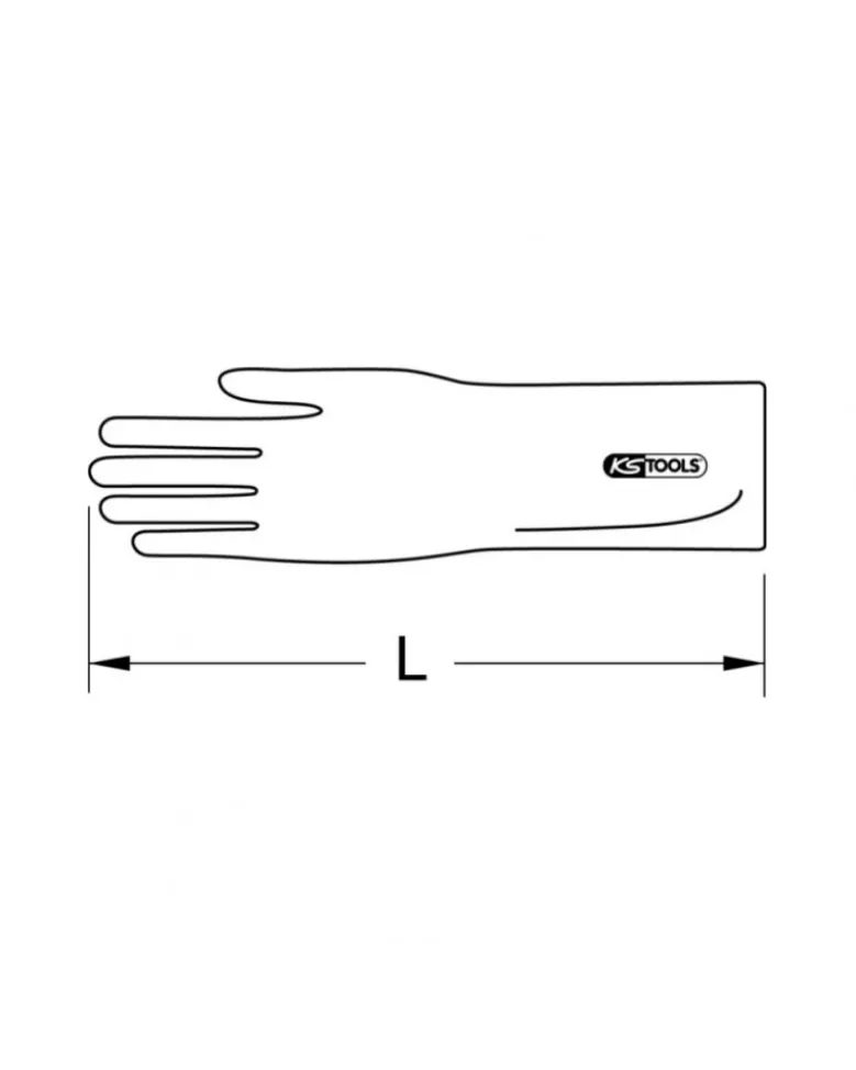 Gants isolants électricien, latex, T10 - KSTOOLS