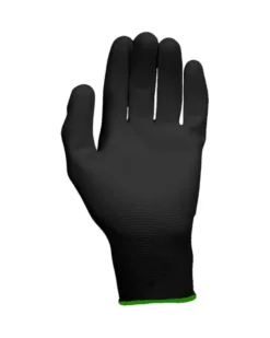 Gants microfibre, noir, T7, 12 paires - Kstools