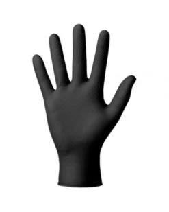Gants nitrile, noir, taille M, x50 - Mercator