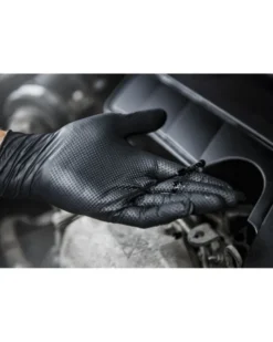 Gants nitrile, noir, taille XL, x100 - Mercator