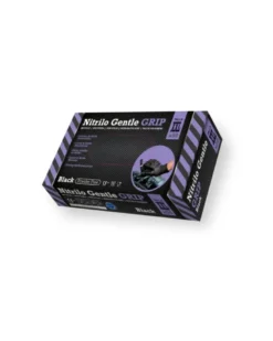 Gants nitrile noir, taille XXL, x50 - Rubberex