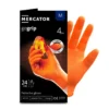 Gants nitrile, orange, taille M, x4 - MERCATOR