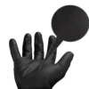 Gants polyester, taille XL, noir, 12 paires - Mercator