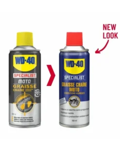 Graisse chaîne moto WD40 - Conditions humides 400ml