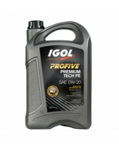 Huile moteur, 0W20, PROFIVE PREMIUM TECH FE, 5 L - Igol