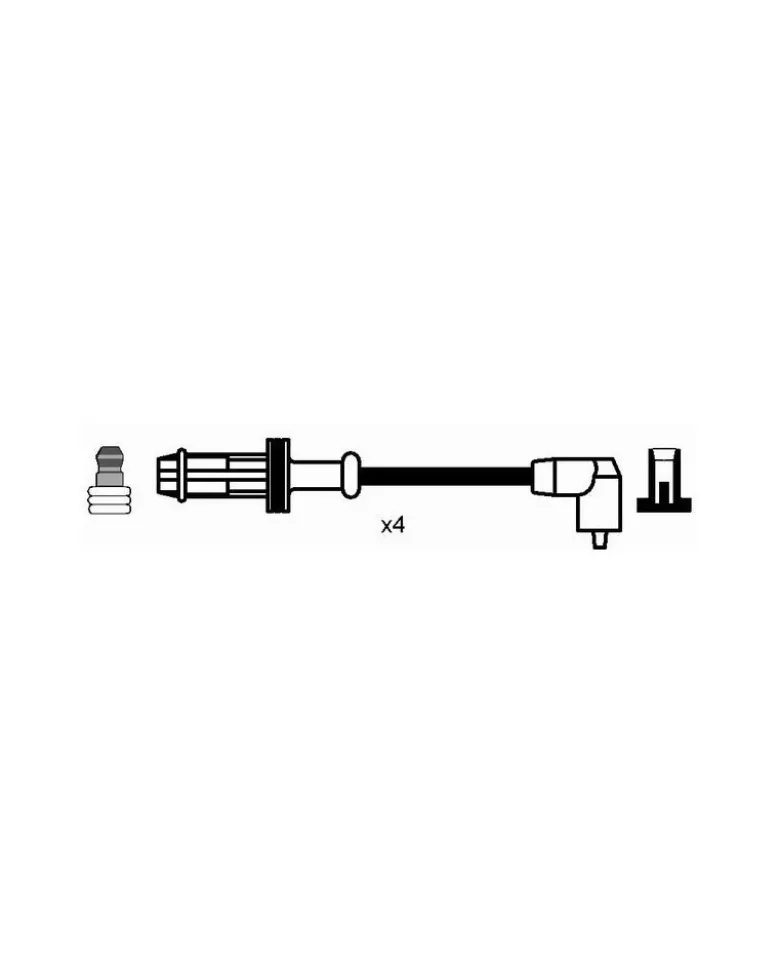 Kit de câbles d'allumage 7285 NGK adaptable PSA