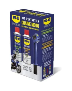 Kit entretien chaîne moto (brosse incluse) - WD40