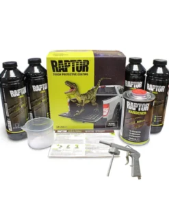 Kit Raptor Liner, rénovation carrosserie, noir (pistolet inclus) - Upol