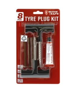 Kit réparation pneumatique, mèche pneu, avec outils - Quick&Safe