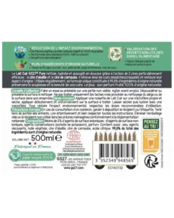 Lait Nettoyant Cuir, ECOCERT, 500ml - GS27