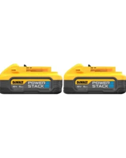 Lot de 2, batterie Dewalt Powerstack, 5ah, XR 18V - DEWALT
