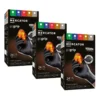 Lot de 3 boites Gants nitrile, noir, taille L, x100 - Mercator