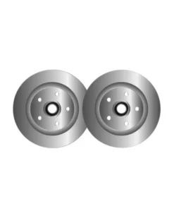 Lot de 2 disques de frein MGA D2151R adaptable RENAULT
