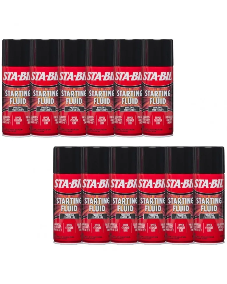 Lot de 12 Démarrage moteur, fluide, 312g – STA-BIL