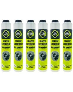 Lot de 6 Graisse mécanique, très adhésive, 400g - Sodilub