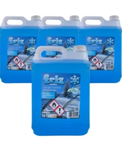 Lot de 4 Lave-glace voiture, été hiver, -15°C, 5L - Diframa