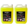 Lot de 2 Liquide de refroidissement, jaune, 5L, EXCELL -35°C - Diframa