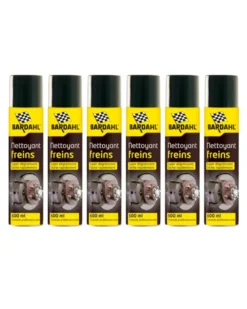 Lot de 6 Nettoyant dégraissant freins ultra puissant 600ml - Bardahl