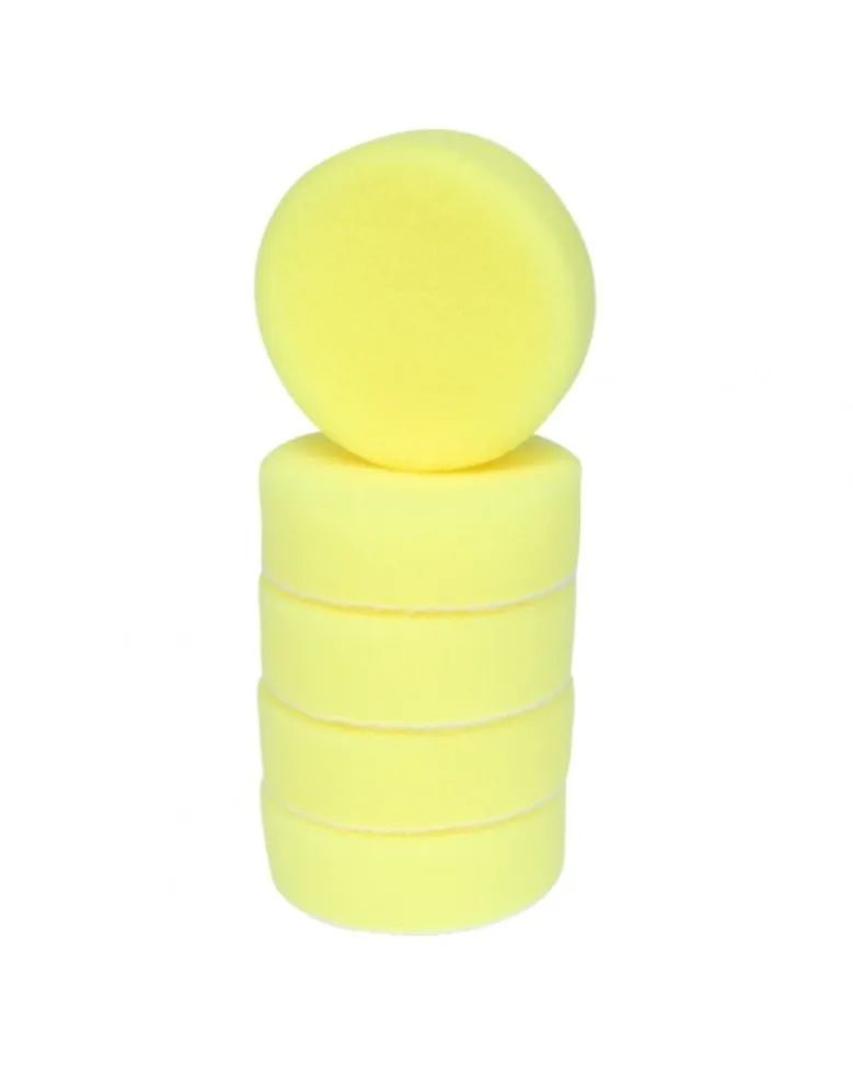 Lot de 5 tampons de nettoyage, en plastique jaune, Ø 50mm, pour 515.5125 - KS TOOLS