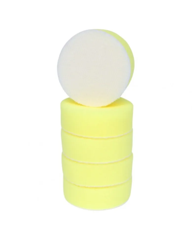 Lot de 5 tampons de nettoyage, en plastique jaune, Ø 50mm, pour 515.5125 - KS TOOLS