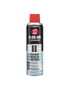 Lubrifiant, portes et fenêtres, 250 ml - 3-EN-UN