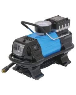 Mini compresseur 12V, 3 adaptateurs + led​​​​​ – Sodise