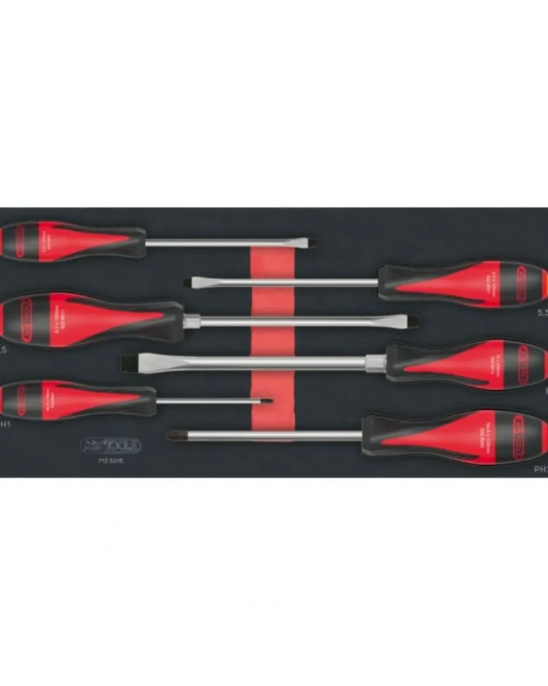 Module de tournevis ULTIMATE fente, PHILLIPS, 6 pcs - Kstools