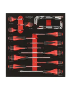 Module outils pour servante, 3 tiroirs, 158pcs - Kstools
