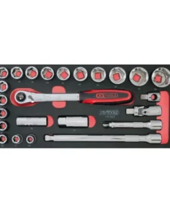 Module outils pour servante, 4 tiroirs, 263pcs - Kstools