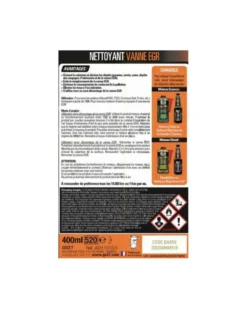 Nettoyant vanne EGR, sans démontage 400ml - GS27