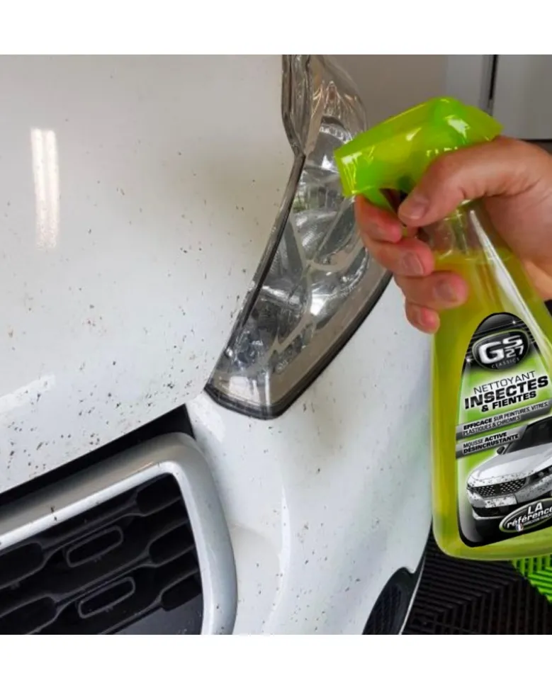 Nettoyant voiture exterieur, insectes, fientes, 500 ml - GS27
