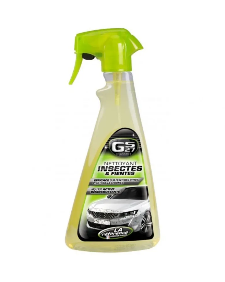 Nettoyant voiture exterieur, insectes, fientes, 500 ml - GS27