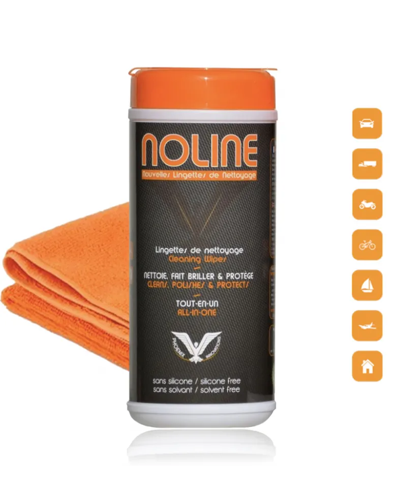 NoLine Pack 30 lingettes + microfibre prémium offerte