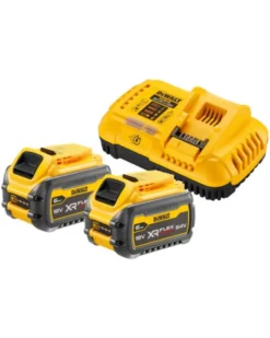 Pack 2 batteries XR FLEXVOLT 18V/54V 6ah/2ah, chargeur rapide - Dewalt