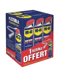 Pack dégrippant multi usages, 5x500ml + 1 flexible 400ml – WD-40
