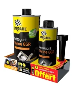 Pack Nettoyant vanne EGR, diesel, 1L + 300 ml Offert - Bardahl