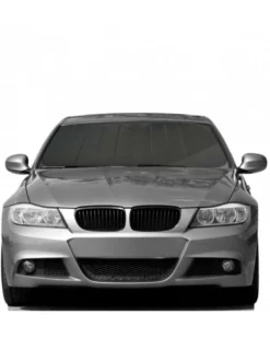 Pare-soleil voiture frontal, noir, taille L 145x70cm - SWISSDRIVE