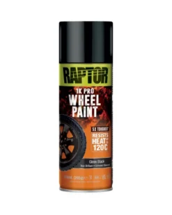 Peinture pour jantes, noir brillant, 378 ml - Raptor