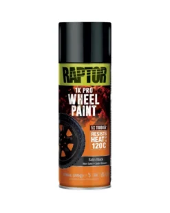 Peinture pour jantes, noir satiné, 378 ml - Raptor
