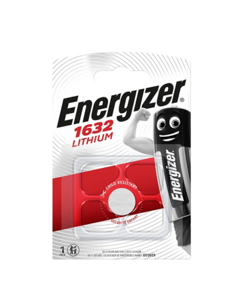 Pile bouton CR1632, lithium 3v - Energizer
