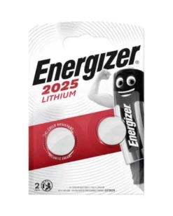 Pile bouton CR2025, lithium, 3v, x2 - Energizer