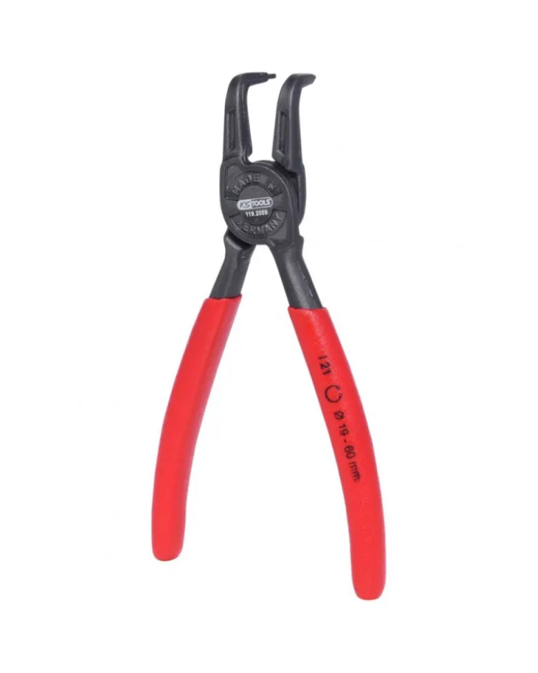 Pince à circlips, intérieur coudée, 90°, L.165mm, (119.2059) - KS Tools