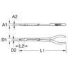 Pince coupante, double articulation, L.290mm - Kstools
