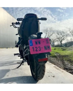 Plaque d'immatriculation provisoire, WW et W, rose, moto, Homologuée - Mon Grossiste Auto